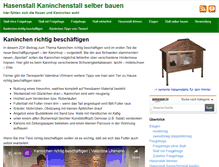 Tablet Screenshot of hasenstall-kaninchenstall-selber-bauen.de